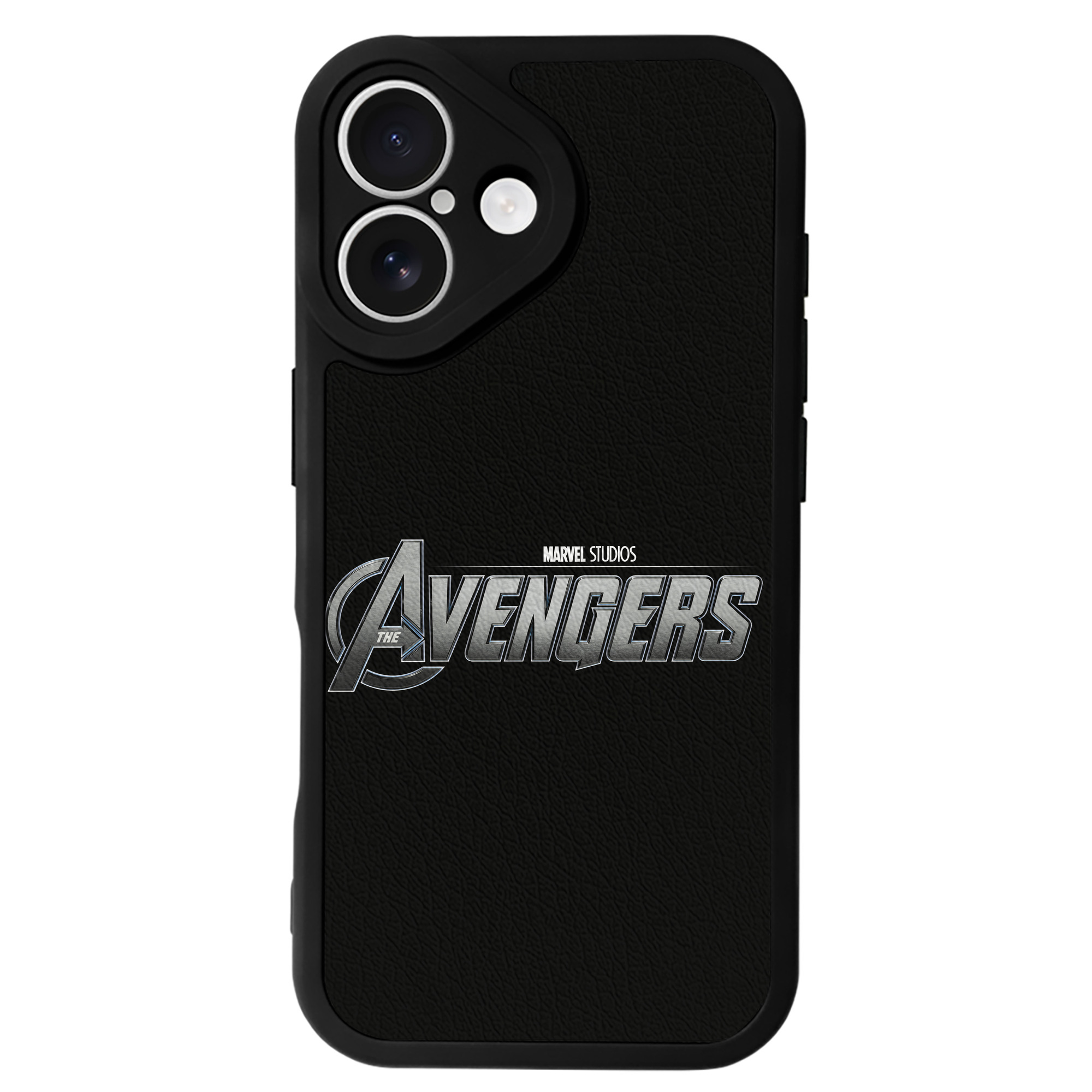 （画像用） アベンジャーズ The Avengers 【iPhone 16シリーズ対応】シリコンスマホケース（レザー調） 材質：シリコン